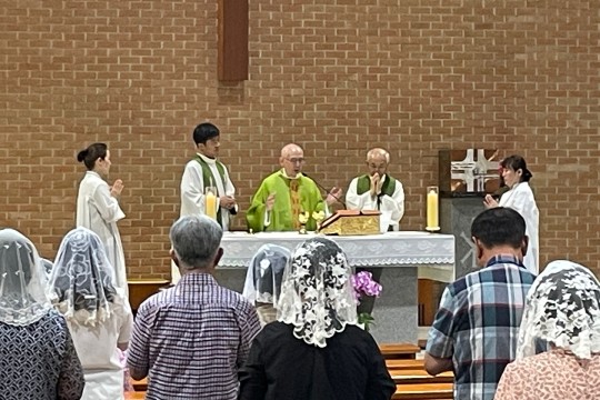 7월 16일 은퇴신부님 초청미사(서울대교구 안상인 요셉 신부님과 대전교구 안상철 미카엘 신부님)